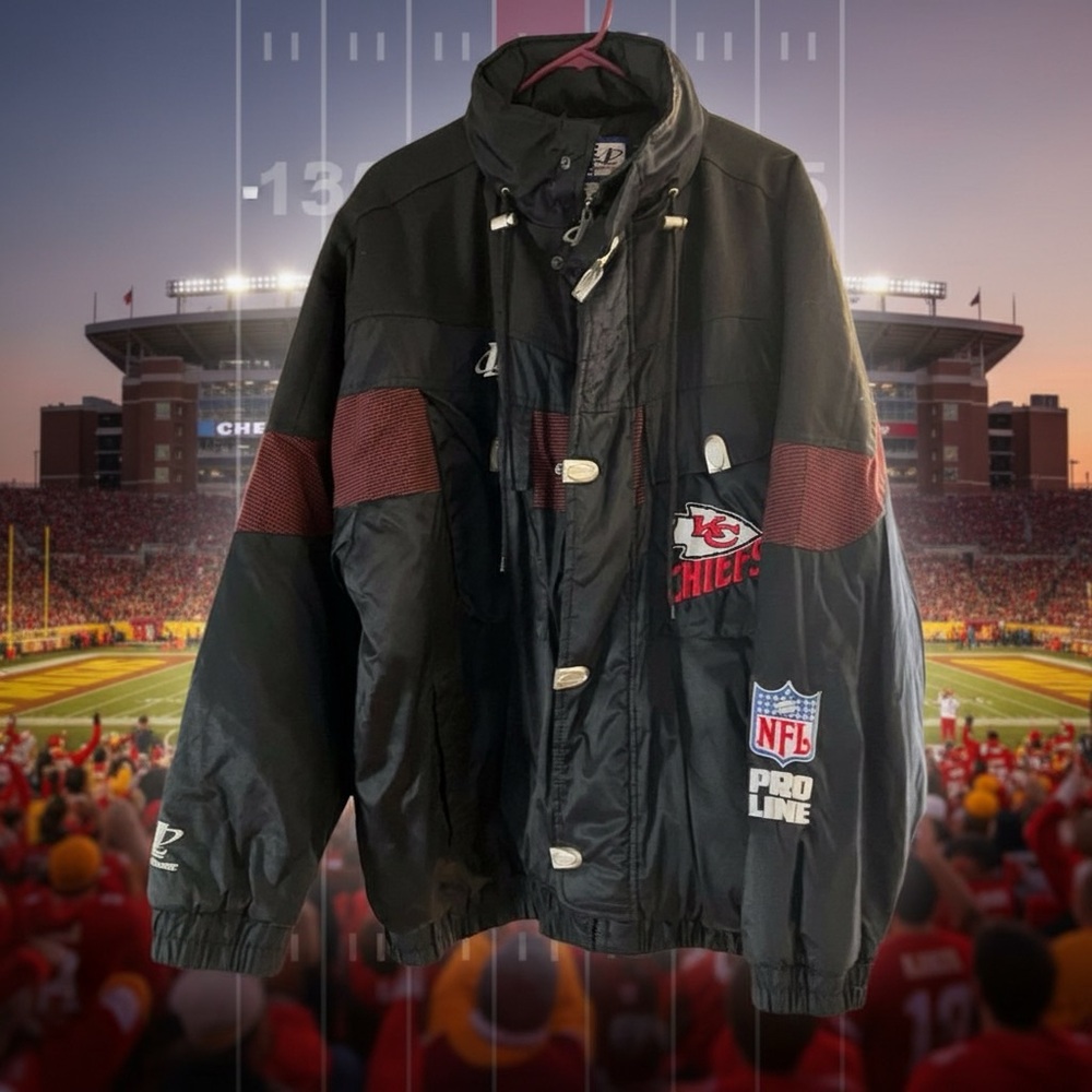 VINTAGE MENS 1990’s NFL KANSAS CITY CHIEFS JACKET